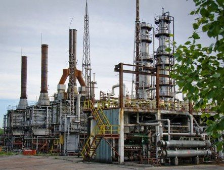Блок печи подогрева газа