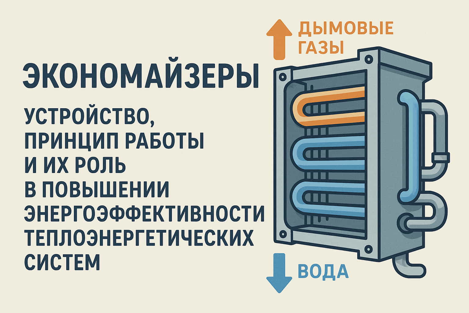 Экономайзеры: Устройство, принцип работы и их роль в повышении энергоэффективности теплоэнергетических систем
